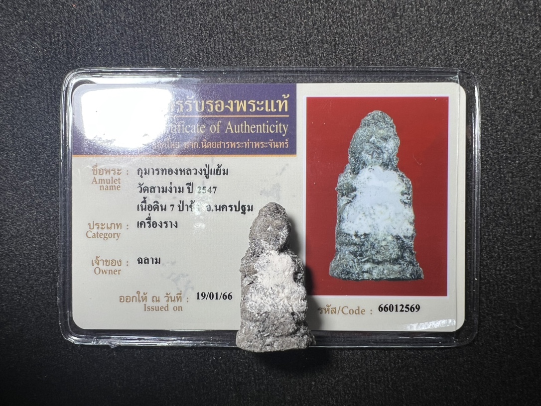 龍婆炎佛歷2547年全骨灰古曼童（終極靈體